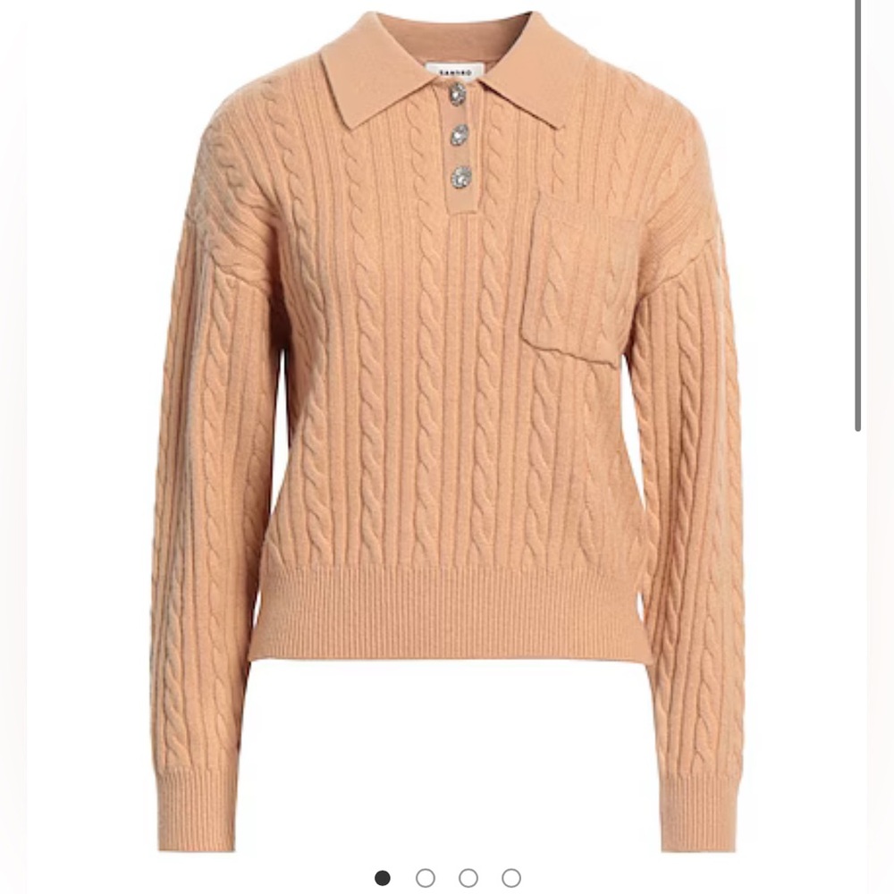 Sandro Cable Knit Pullover